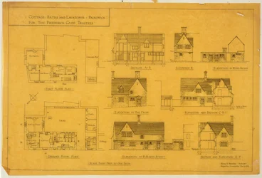 Häuschen, Bäder und Toiletten - Painswick, für die Frederick Gyde Treuhänder, 14. März 1923